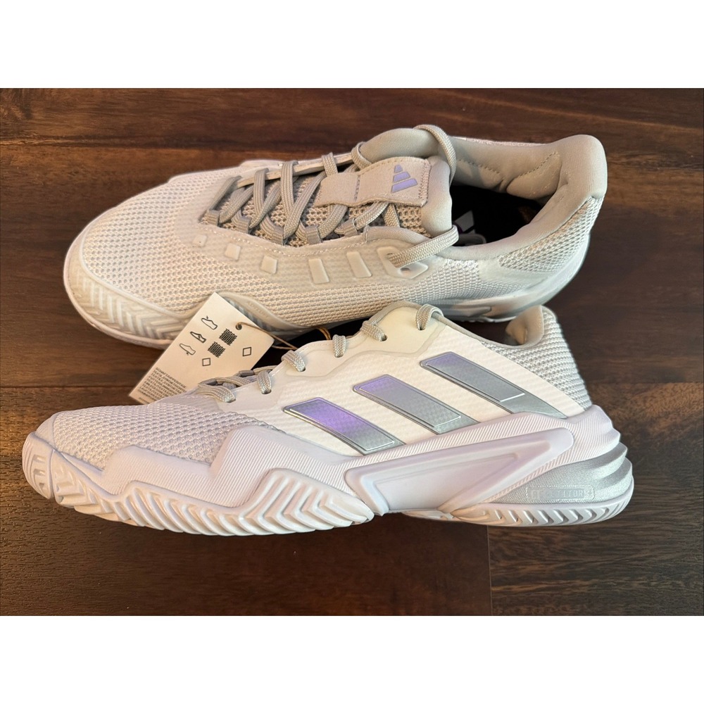 New Adidas Womens Barricade 13 Tennis Shoes Size 8 Gray